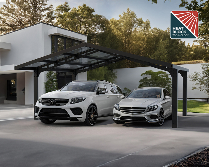 Carport Sydney 572 x 586,5 cm Svart Canopia by Palram